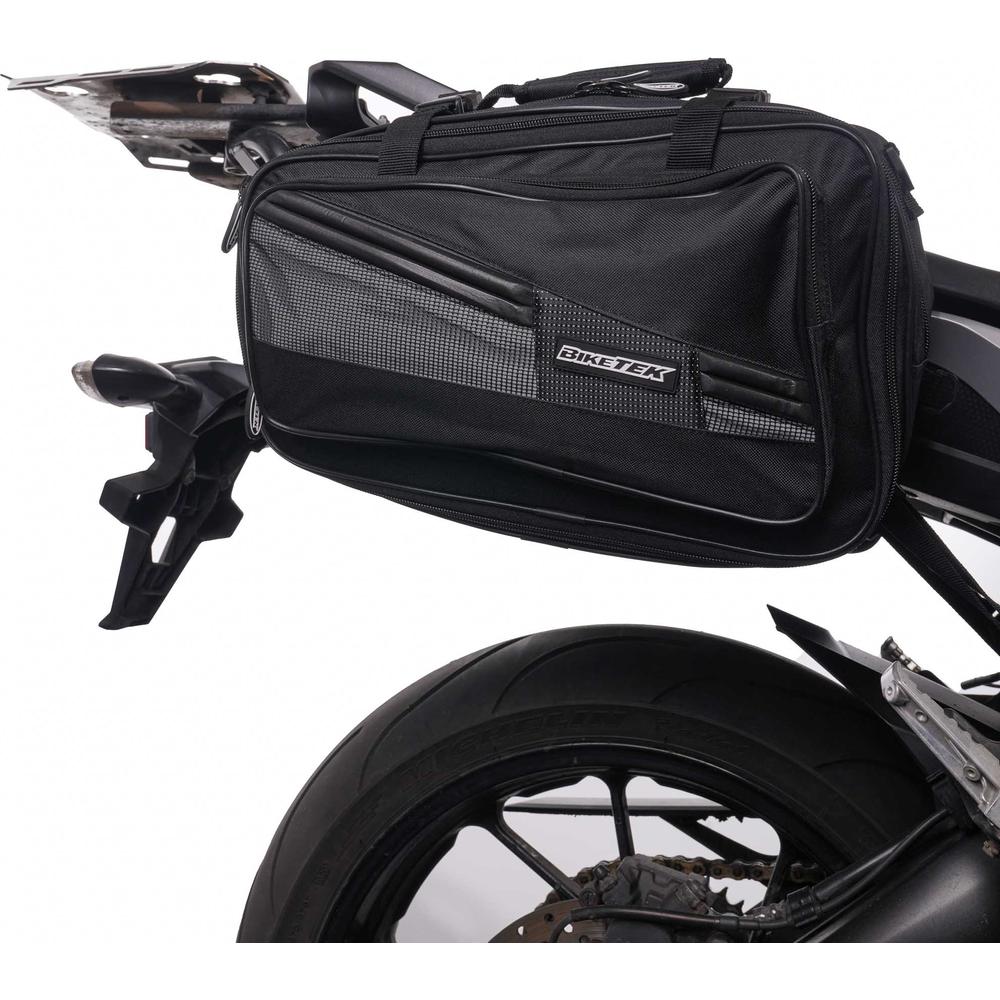 BikeTek Soft Luggage 'Diablo' Saddle Pannier Bags 2x 21L Capacity  - FREE UK Shipping, FREE 365 Day Returns | Moto Central