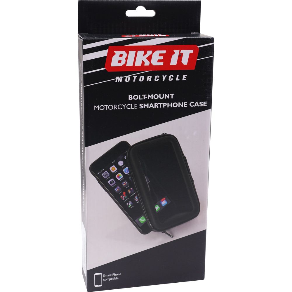 Bike It Mirror-Mount Medium Smartphone Holder - 150X85X25mm (ID) 160X100X30mm (OD) - FREE UK Shipping, FREE 365 Day Returns | Moto Central