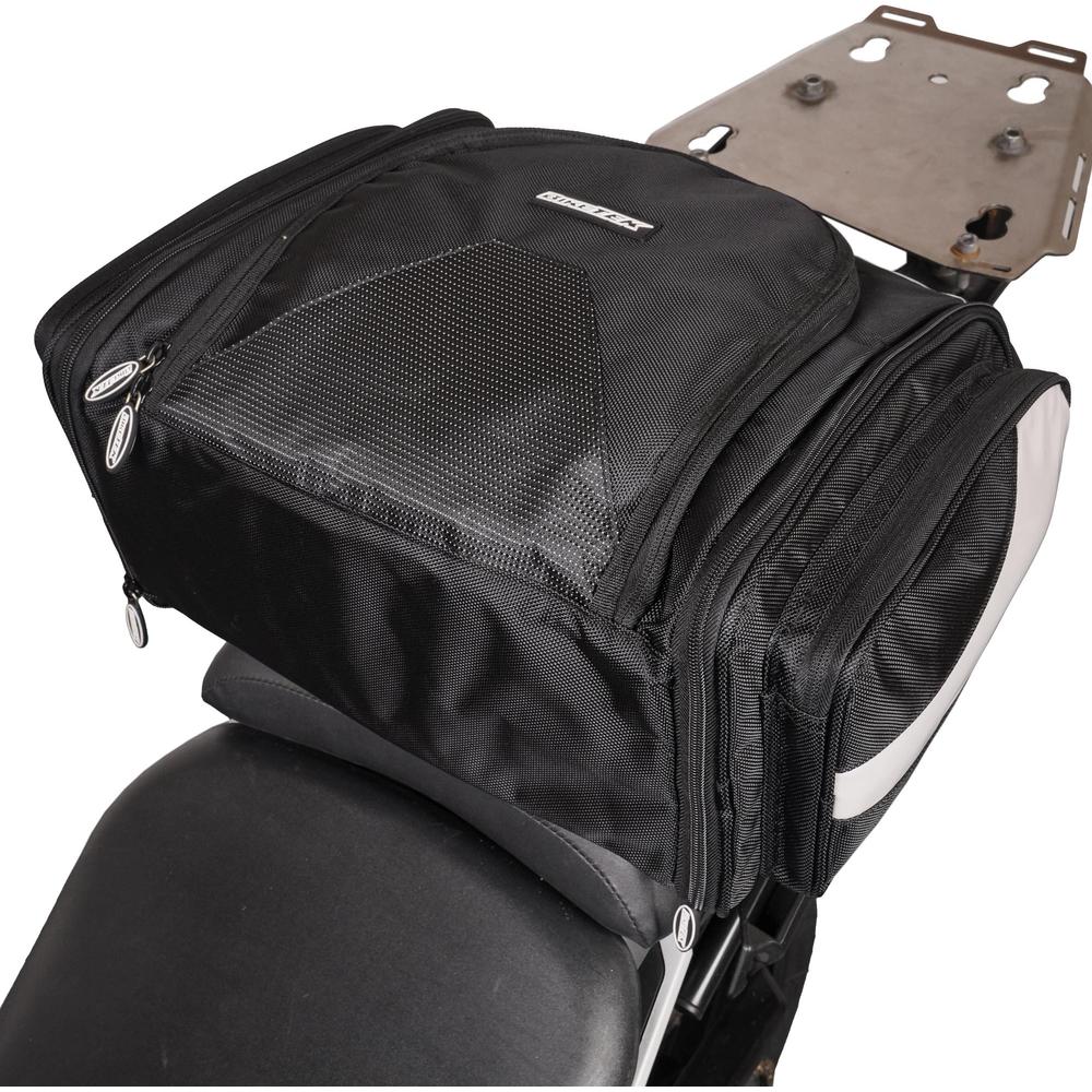 BikeTek Urbano Motorcycle Tail Pack Black