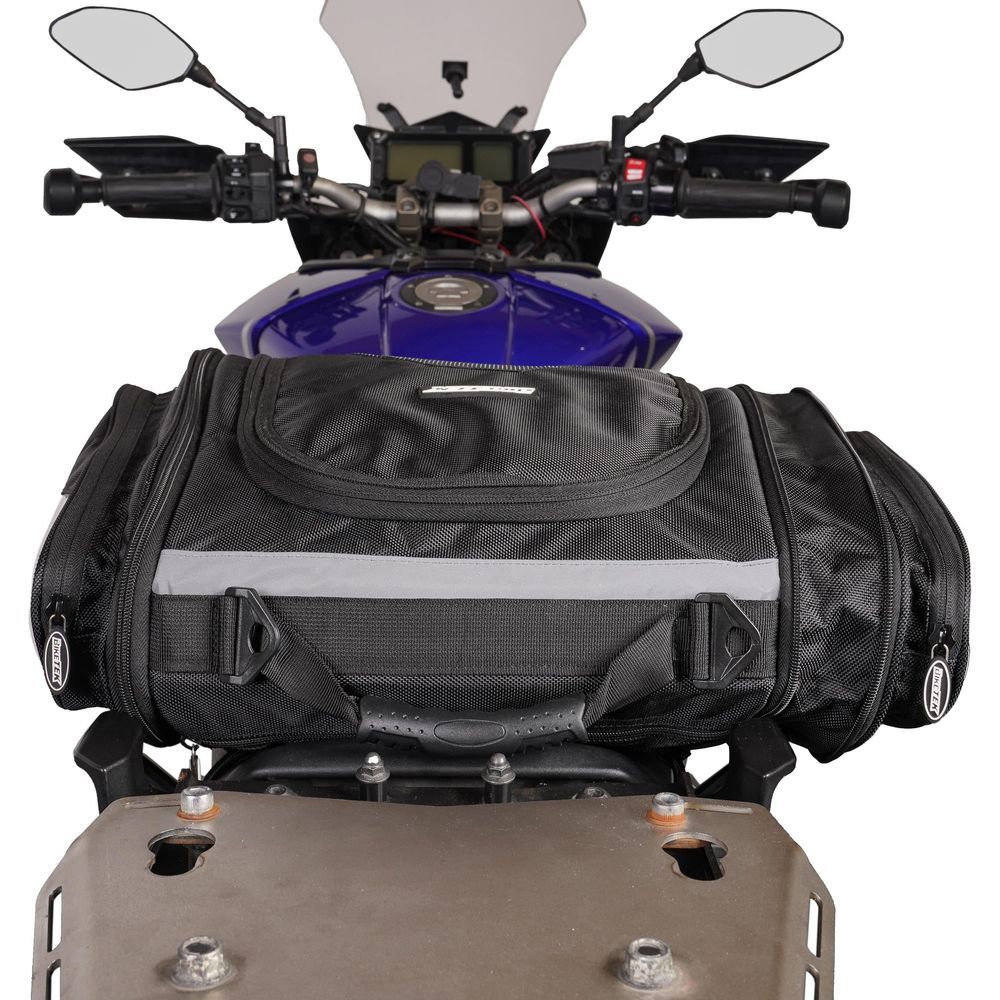 BikeTek Urbano Motorcycle Tail Pack Black  - FREE UK Shipping, FREE 365 Day Returns | Moto Central