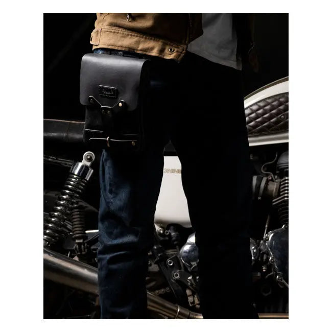 Trip Machine Universal Thigh Bag / Leg Bag Black  - FREE UK Shipping, FREE 365 Day Returns | Moto Central