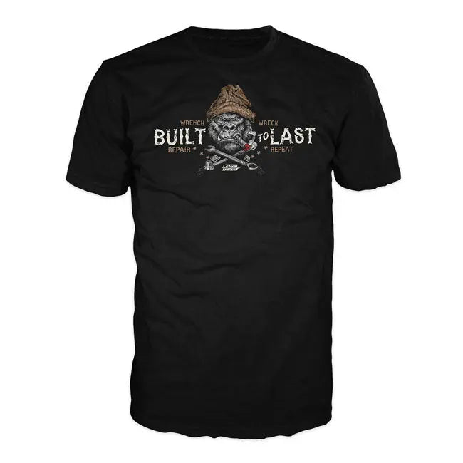 Lethal Threat Build Your Beast T-Shirt Black  - FREE UK Shipping, FREE 365 Day Returns | Moto Central