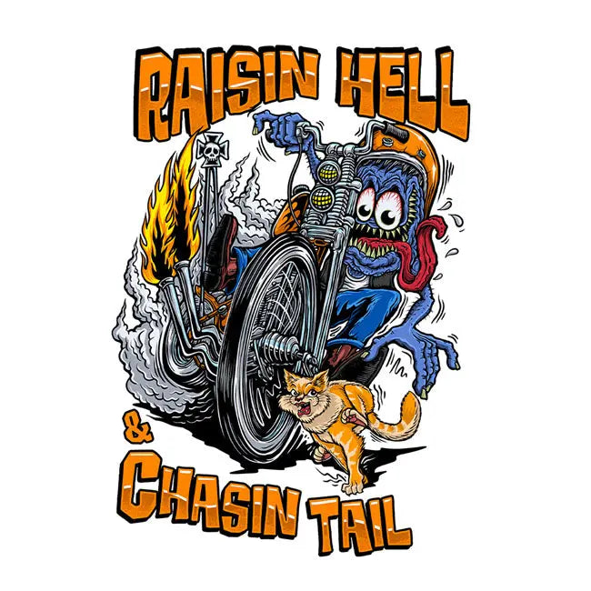 Lethal Threat Chasin Tail Sticker  - FREE UK Shipping, FREE 365 Day Returns | Moto Central