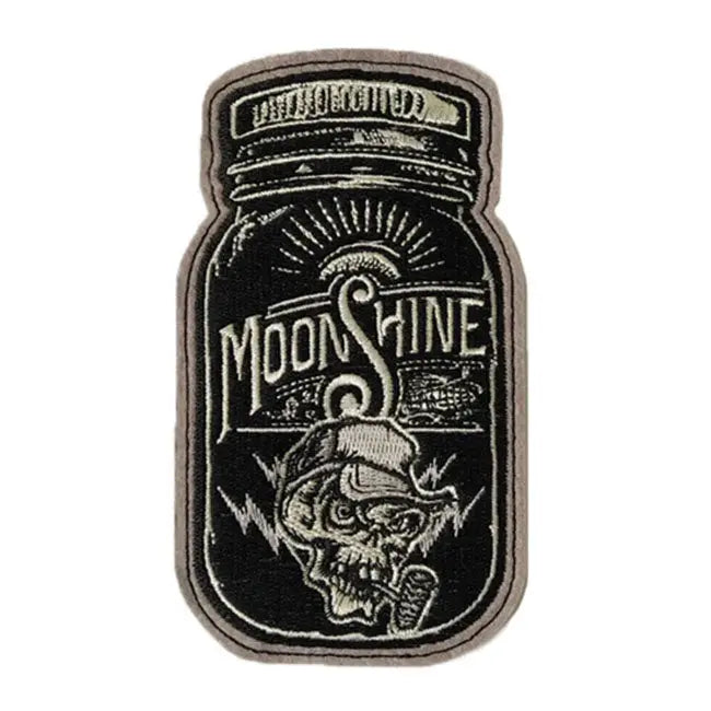 Lethal Threat Moon Shine Patch  - FREE UK Shipping, FREE 365 Day Returns | Moto Central