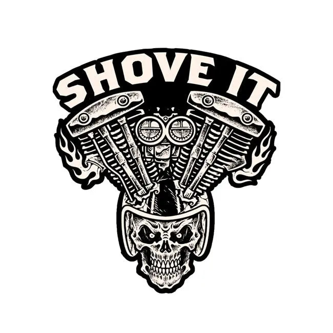 Lethal Threat Shove It Sticker  - FREE UK Shipping, FREE 365 Day Returns | Moto Central