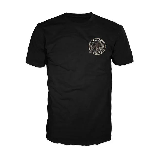 Lethal Threat Tequila Down T-Shirt Black  - FREE UK Shipping, FREE 365 Day Returns | Moto Central