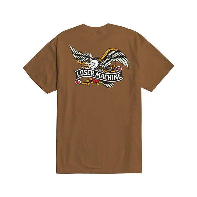 Loser Machine Glory Bound T-Shirt Brown Sugar  - FREE UK Shipping, FREE 365 Day Returns | Moto Central