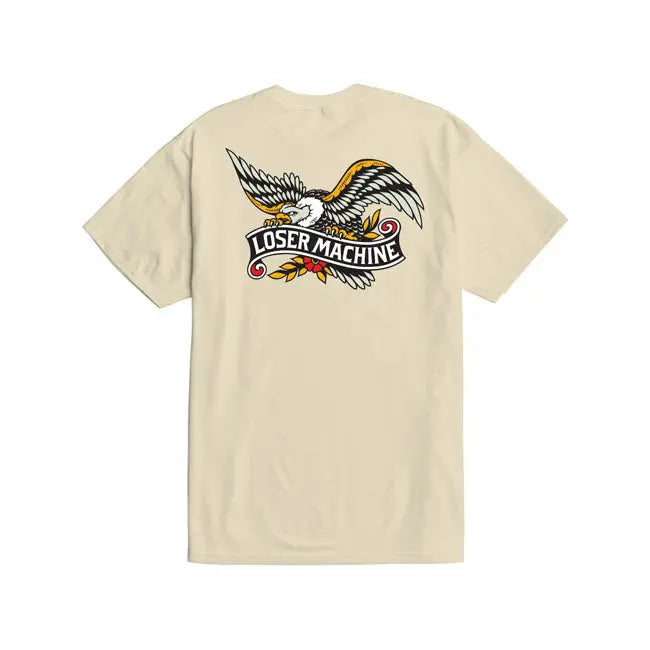 Loser Machine Glory Bound T-Shirt Cream  - FREE UK Shipping, FREE 365 Day Returns | Moto Central