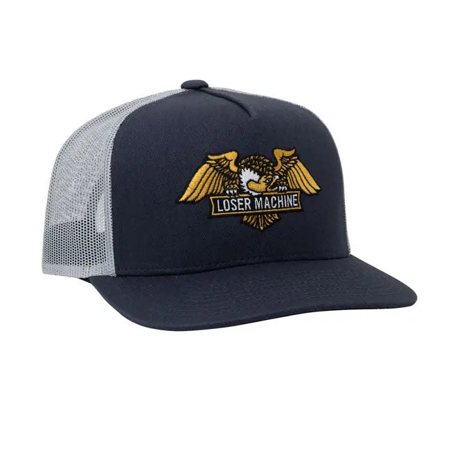 Loser Machine Wings Trucker Cap Navy  - FREE UK Shipping, FREE 365 Day Returns | Moto Central