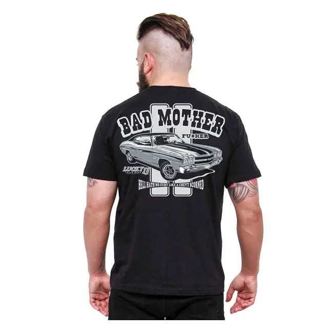 Lucky 13 Bad Mofo T-Shirt Black  - FREE UK Shipping, FREE 365 Day Returns | Moto Central