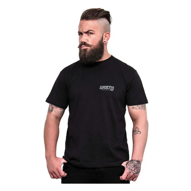 Lucky 13 Bad Mofo T-Shirt Black  - FREE UK Shipping, FREE 365 Day Returns | Moto Central