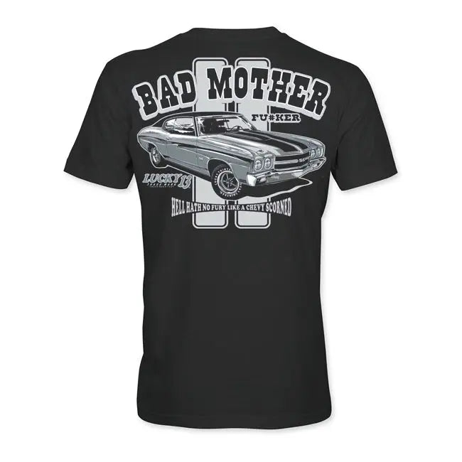 Lucky 13 Bad Mofo T-Shirt Black  - FREE UK Shipping, FREE 365 Day Returns | Moto Central