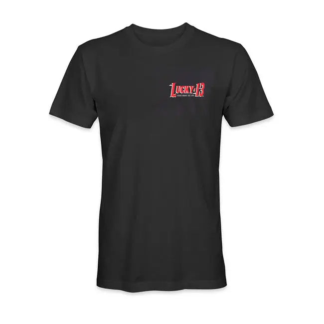 Lucky 13 EL Speedy T-Shirt Black  - FREE UK Shipping, FREE 365 Day Returns | Moto Central