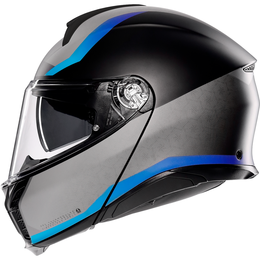 AGV Tour Modular Stray Flip-Up Helmet Matt Black / Grey / Blue