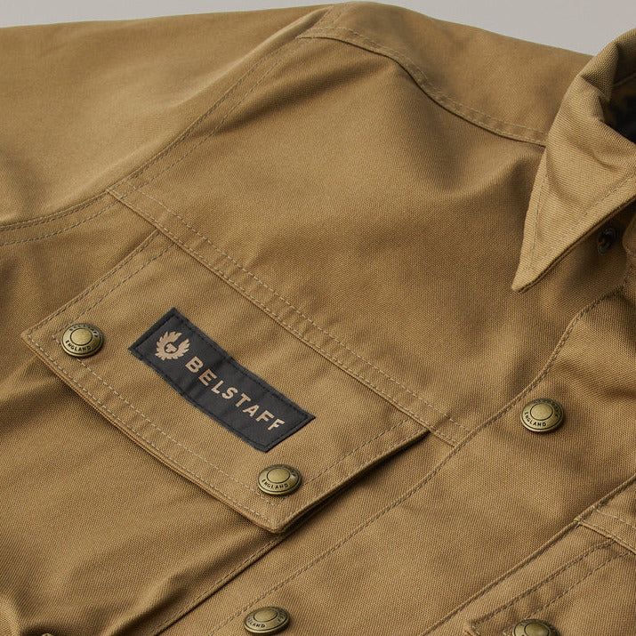 Belstaff Mansion Riding Shirt Olive