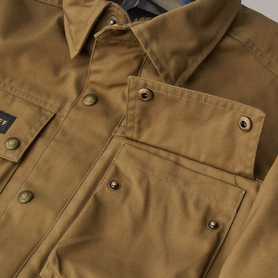 Belstaff Mansion Riding Shirt Olive