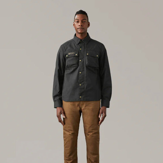 Belstaff Mansion Riding Shirt Black - FREE UK Shipping, FREE 365 Day Returns | Moto Central