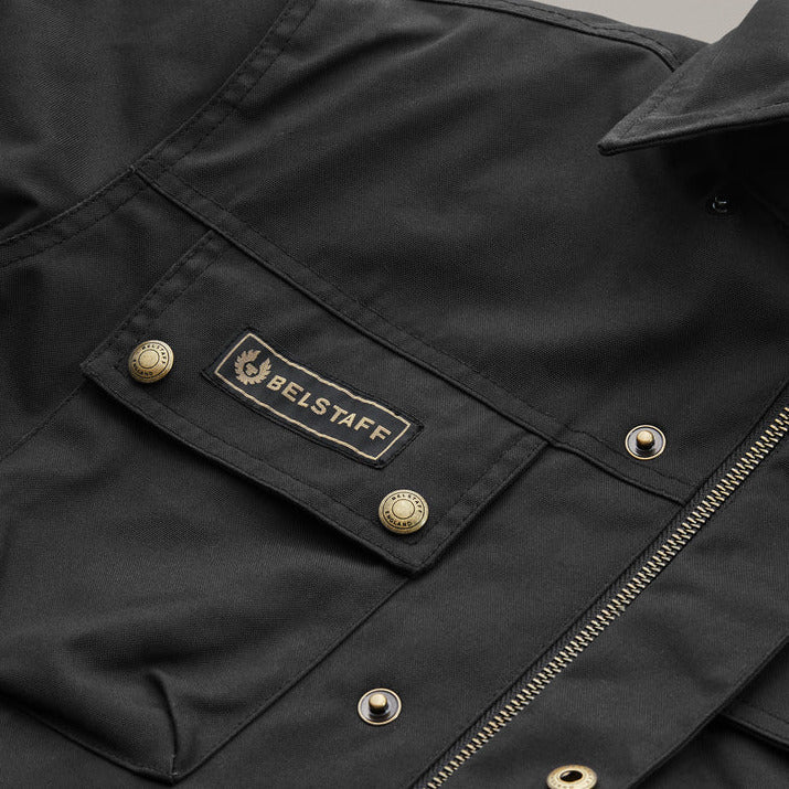 Belstaff Mansion Riding Shirt Black - FREE UK Shipping, FREE 365 Day Returns | Moto Central