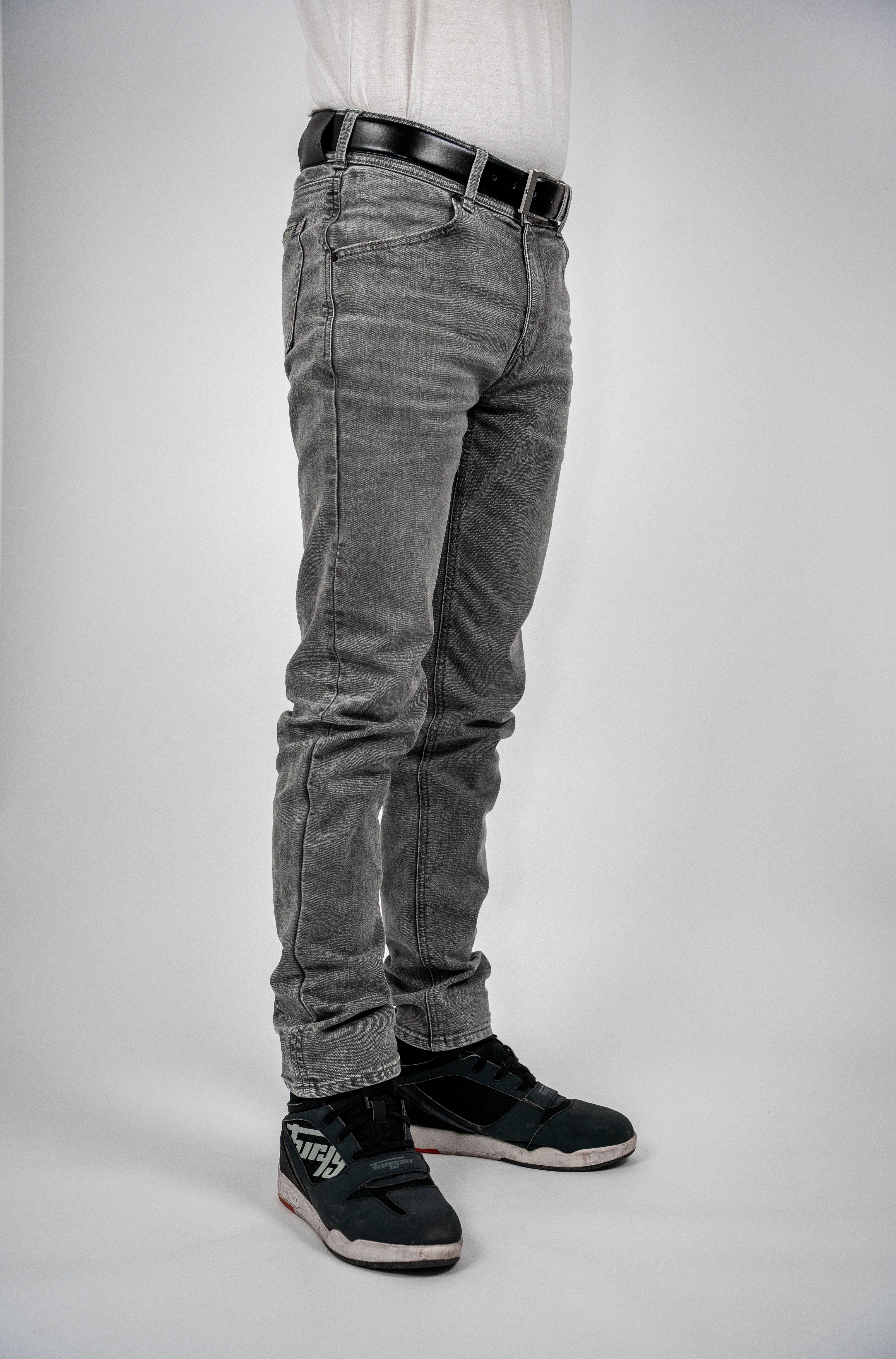 Bull-it Mastiff Slim Fit Denim Jeans Grey - FREE UK Shipping, FREE 365 Day Returns | Moto Central