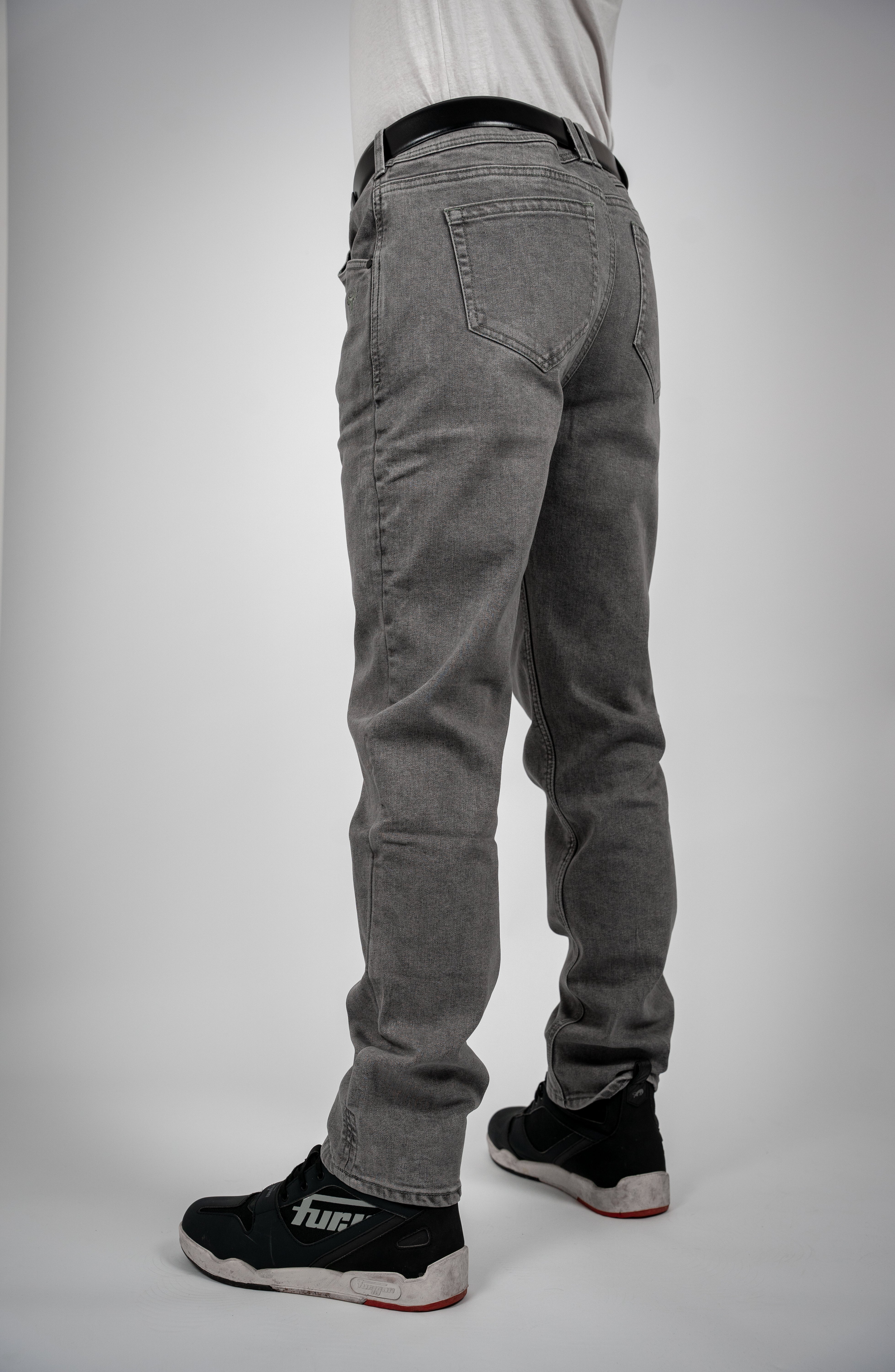 Bull-it Mastiff Straight Fit Denim Jeans Grey - FREE UK Shipping, FREE 365 Day Returns | Moto Central