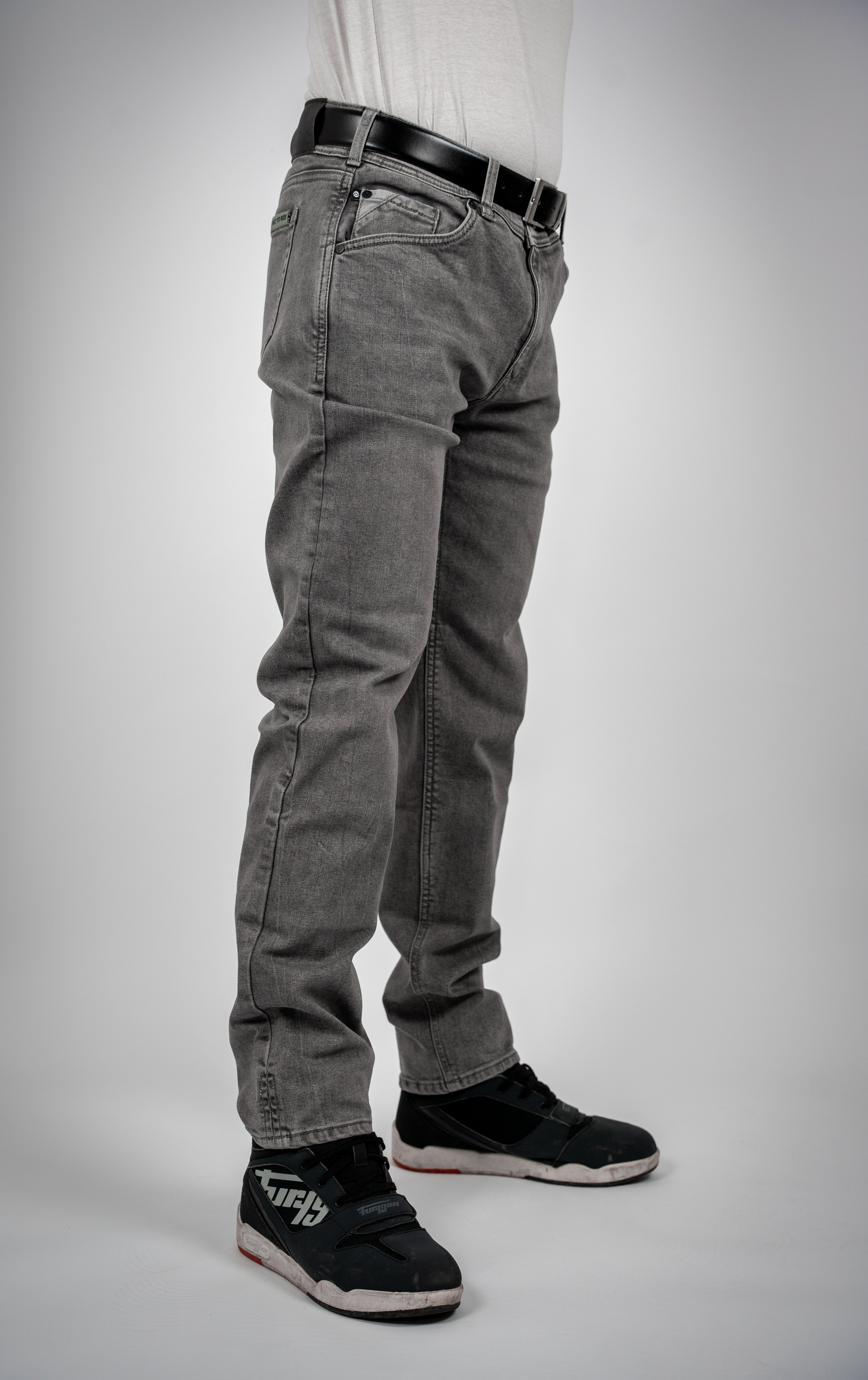 Bull-it Mastiff Straight Fit Denim Jeans Grey - FREE UK Shipping, FREE 365 Day Returns | Moto Central