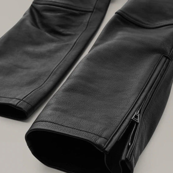 Belstaff McGregor Leather Trouser Black - FREE UK Shipping, FREE 365 Day Returns | Moto Central