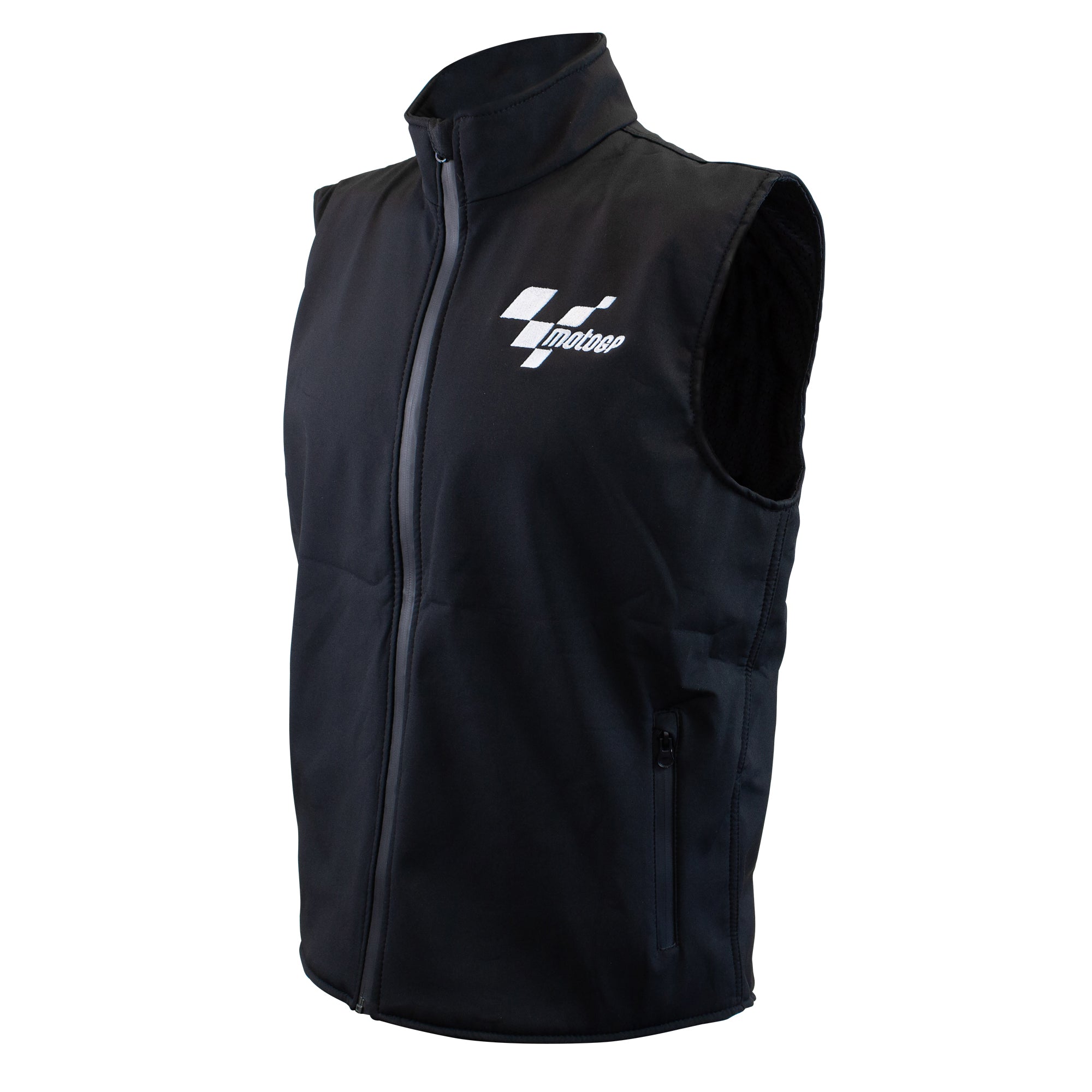 MotoGP Softshell Adult Gilet Black - FREE UK Shipping, FREE 365 Day Returns | Moto Central