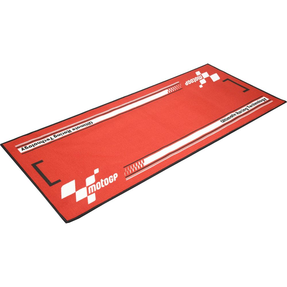 MotoGP Series 4 Garage Mat Red / White - FREE UK Shipping, FREE 365 Day Returns | Moto Central