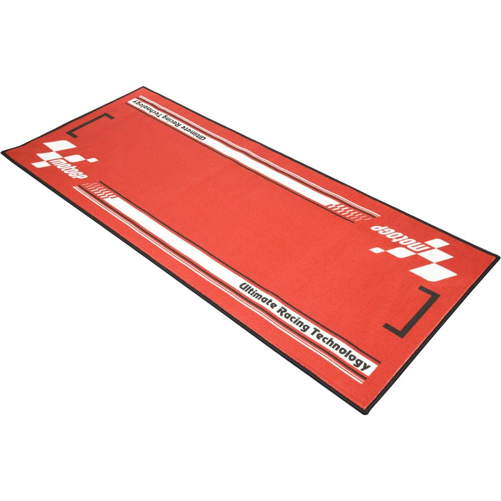 MotoGP Series 4 Garage Mat Red / White - FREE UK Shipping, FREE 365 Day Returns | Moto Central