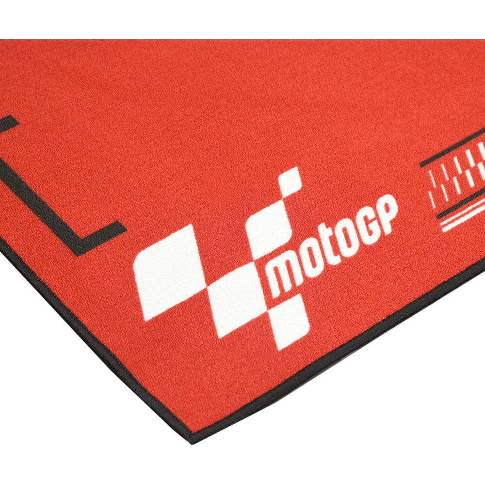 MotoGP Series 4 Garage Mat Red / White - FREE UK Shipping, FREE 365 Day Returns | Moto Central