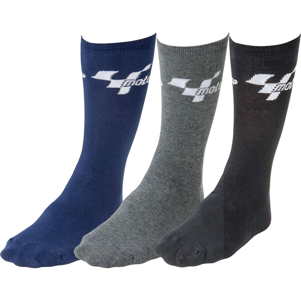 MotoGP Everyday Socks White - Pack Of 3