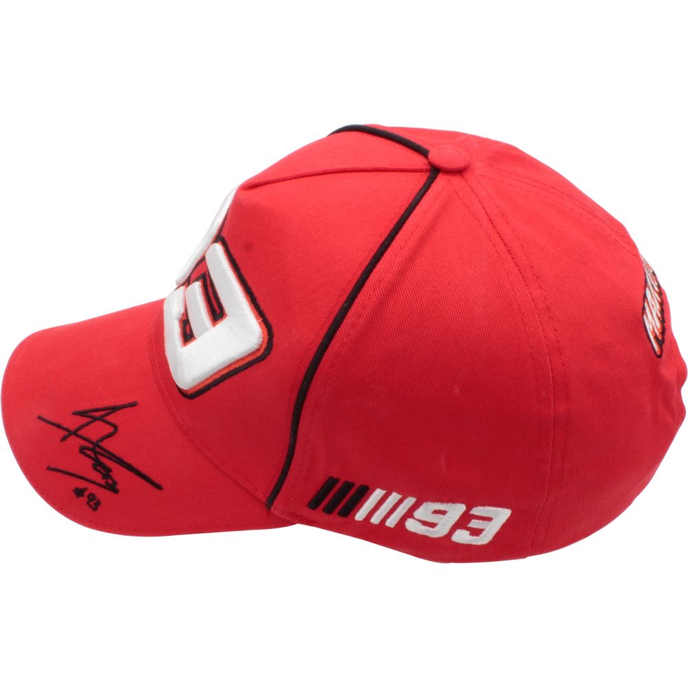 VR46 Marquez 93 Paddock Universal Cap Red / White