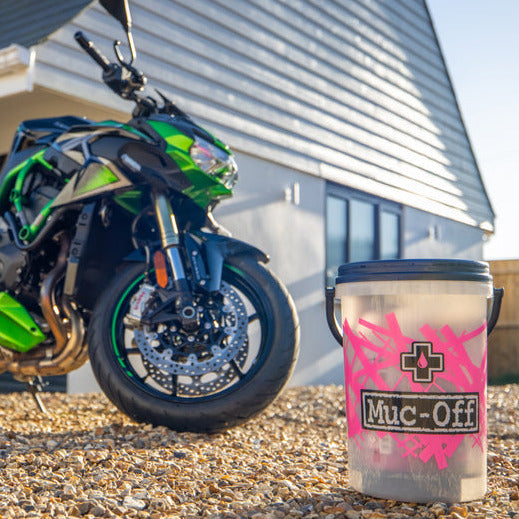 Muc-Off Deep Clean Bucket Kit For Powersports  - FREE UK Shipping, FREE 365 Day Returns | Moto Central