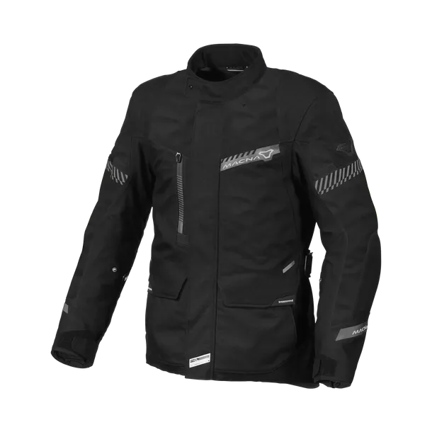 Macna Aspire Textile Jacket Black - FREE UK Shipping, FREE 365 Day Returns | Moto Central