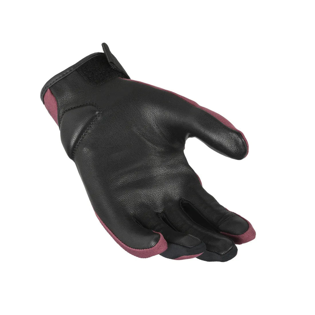 Macna Astrilla Ladies Leather / Textile Gloves Bordeaux / Red - FREE UK Shipping, FREE 365 Day Returns | Moto Central