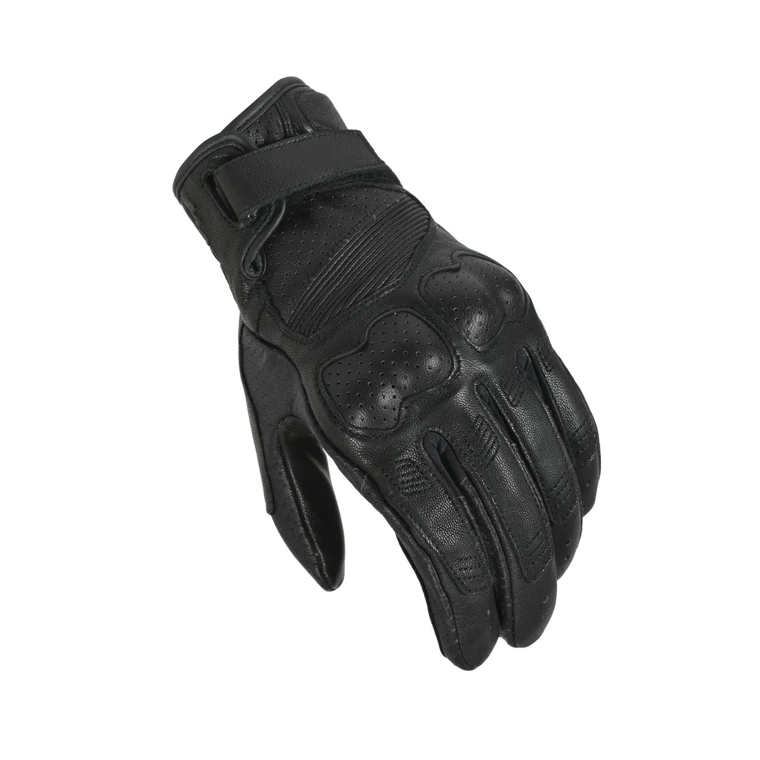 Macna Bold Leather Gloves Black - FREE UK Shipping, FREE 365 Day Returns | Moto Central