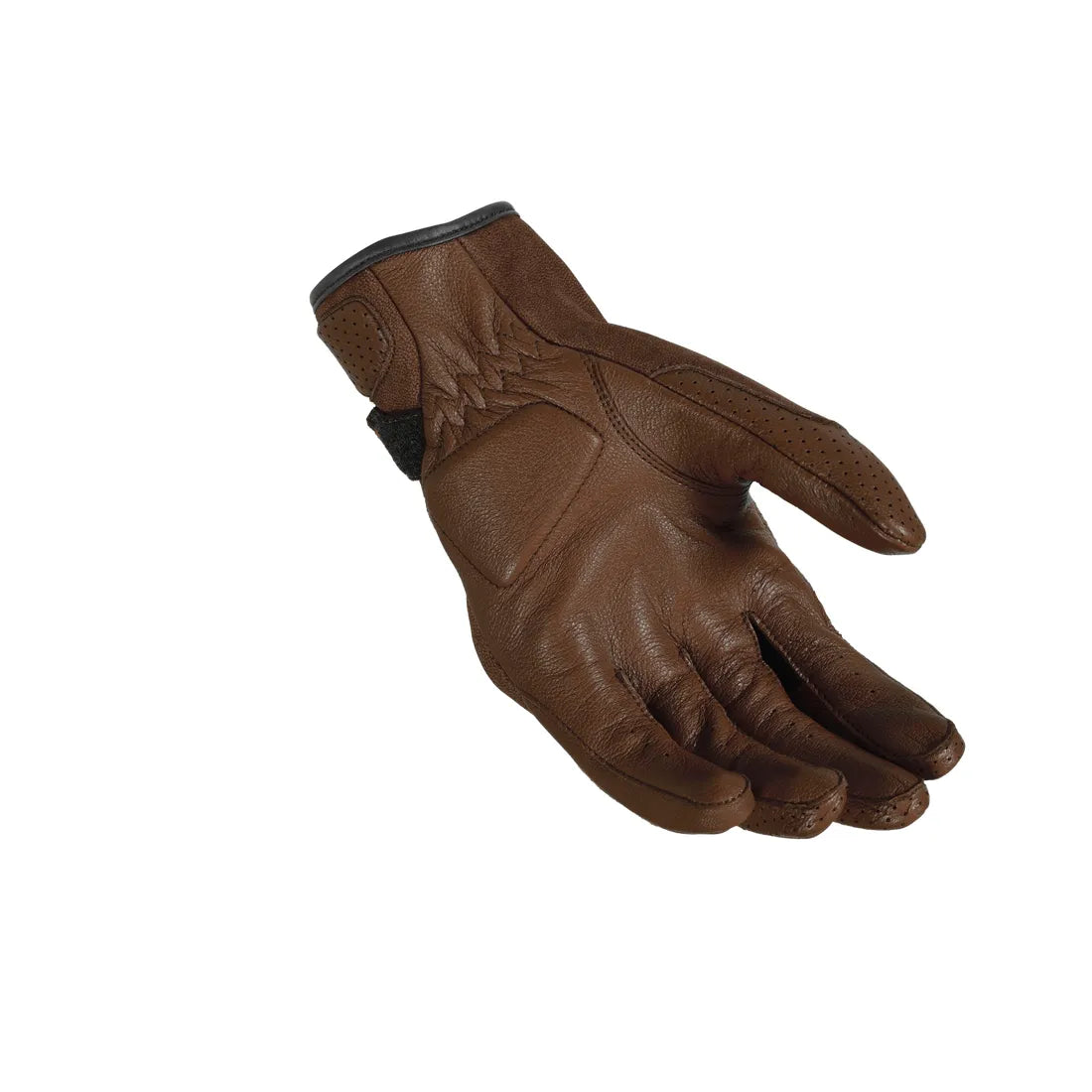 Macna Bold Leather Gloves Dark Brown - FREE UK Shipping, FREE 365 Day Returns | Moto Central