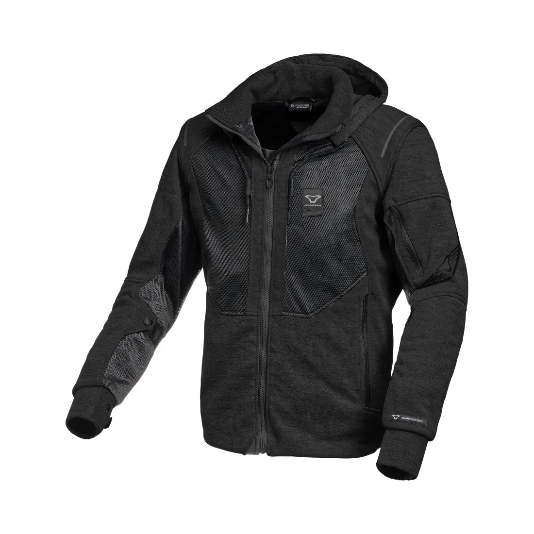 Macna Breeze Hoodie Black - FREE UK Shipping, FREE 365 Day Returns | Moto Central