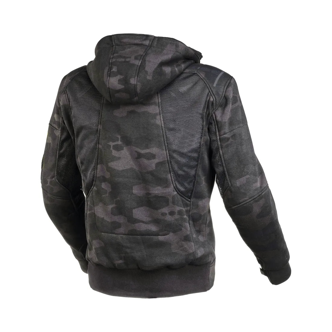 Macna Breeze Hoodie Black / Grey Camo - FREE UK Shipping, FREE 365 Day Returns | Moto Central