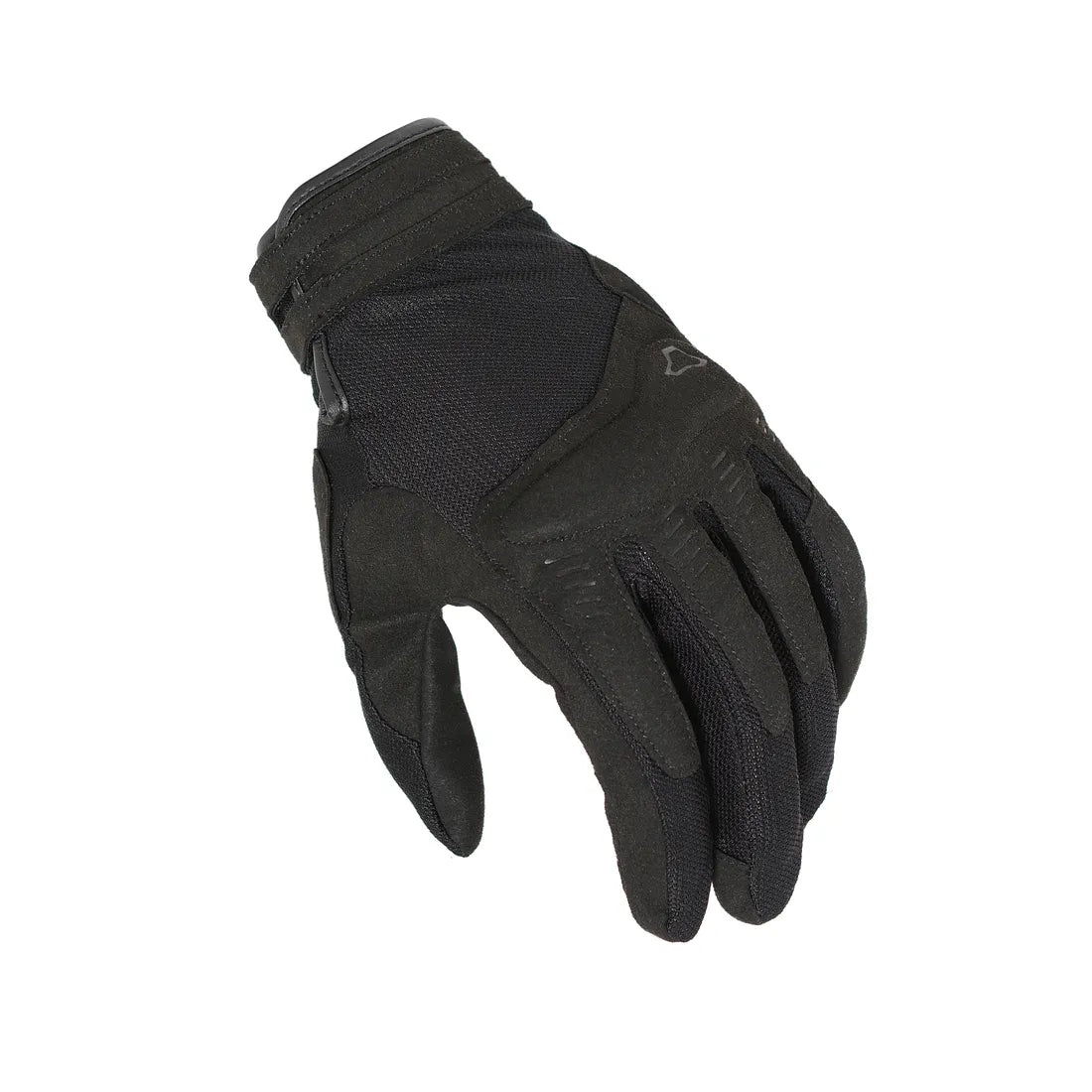 Macna Darko Short Textile Gloves Black - FREE UK Shipping, FREE 365 Day Returns | Moto Central