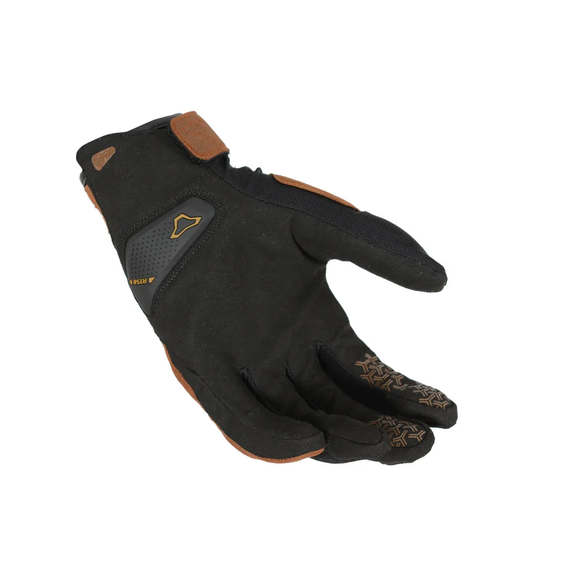 Macna Darko Short Textile Gloves Brown - FREE UK Shipping, FREE 365 Day Returns | Moto Central