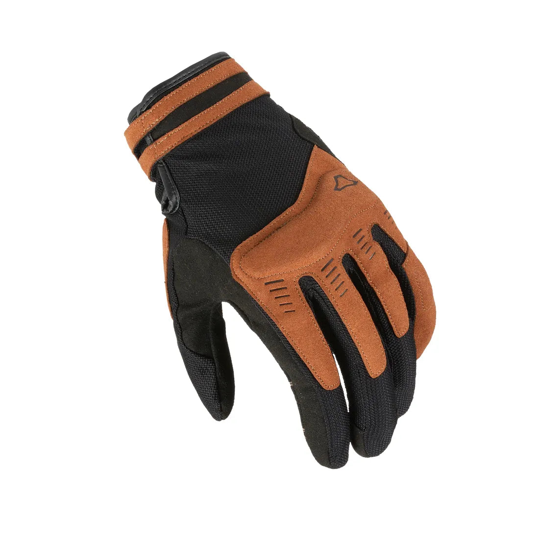 Macna Darko Ladies Textile Gloves Brown - FREE UK Shipping, FREE 365 Day Returns | Moto Central