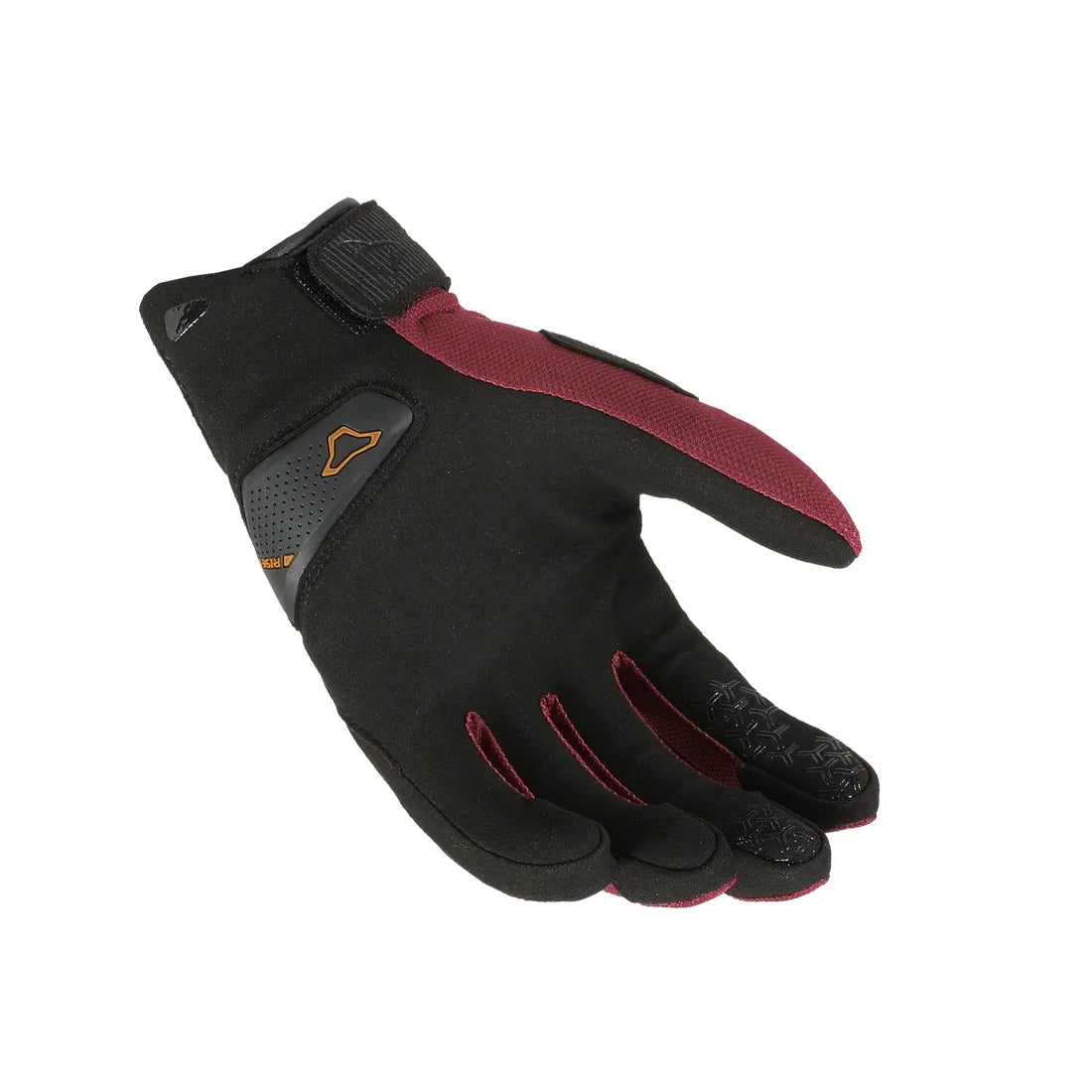 Macna Darko Ladies Textile Gloves Bordeaux / Black - FREE UK Shipping, FREE 365 Day Returns | Moto Central