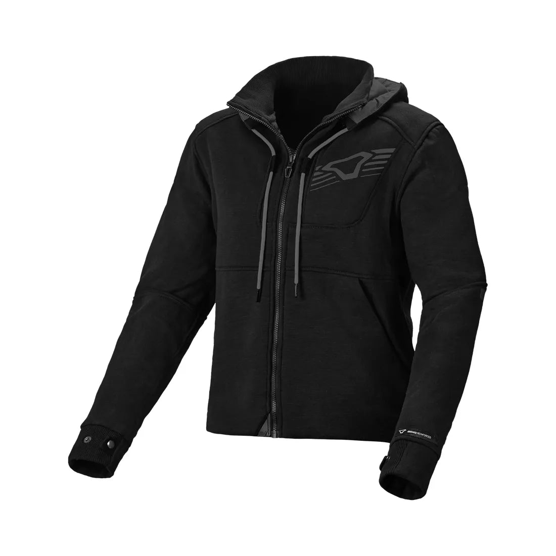 Macna District Ladies Hoodie Black - FREE UK Shipping, FREE 365 Day Returns | Moto Central