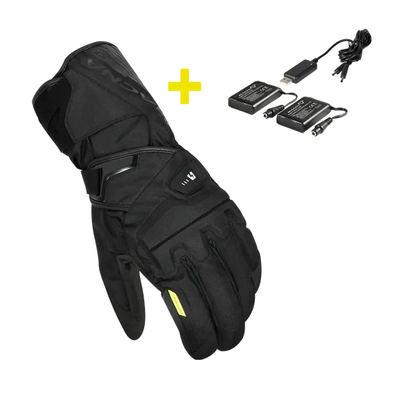 Macna Foton 2.0 RTX Heated Gloves With Kit Black