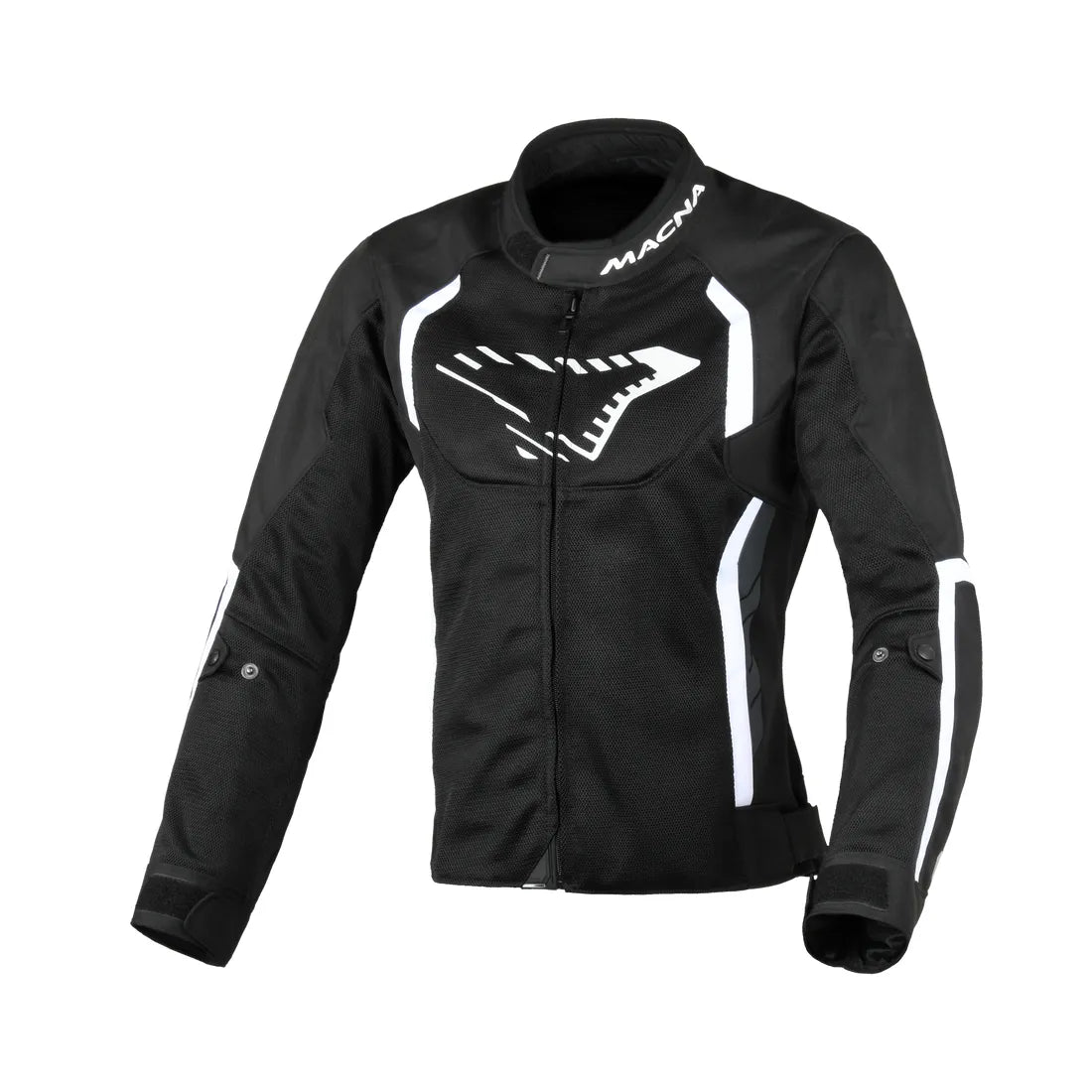 Macna Grisca Textile Jacket Black / White