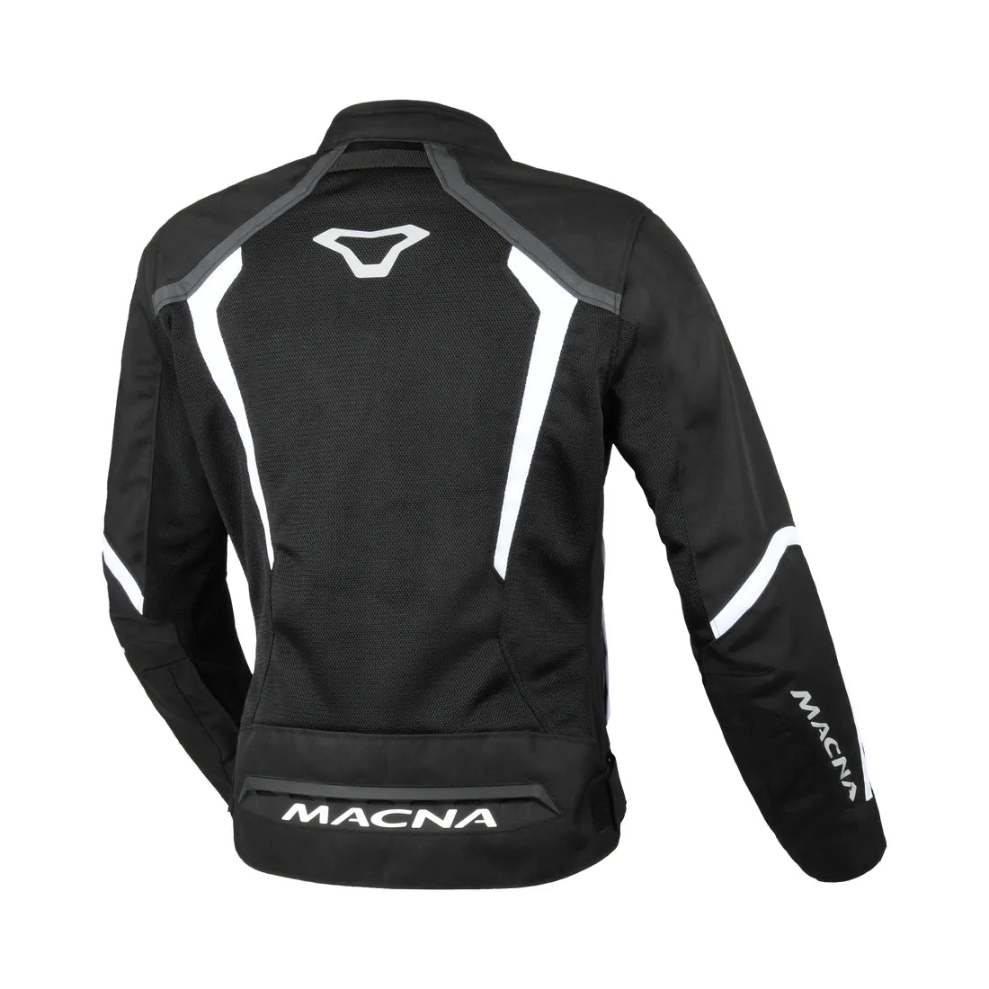 Macna Grisca Textile Jacket Black / White