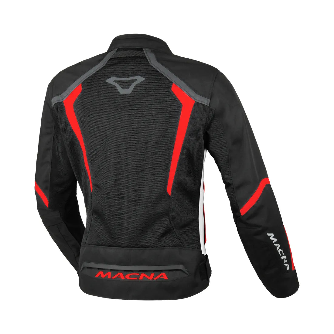 Macna Grisca Textile Jacket Black / White / Red