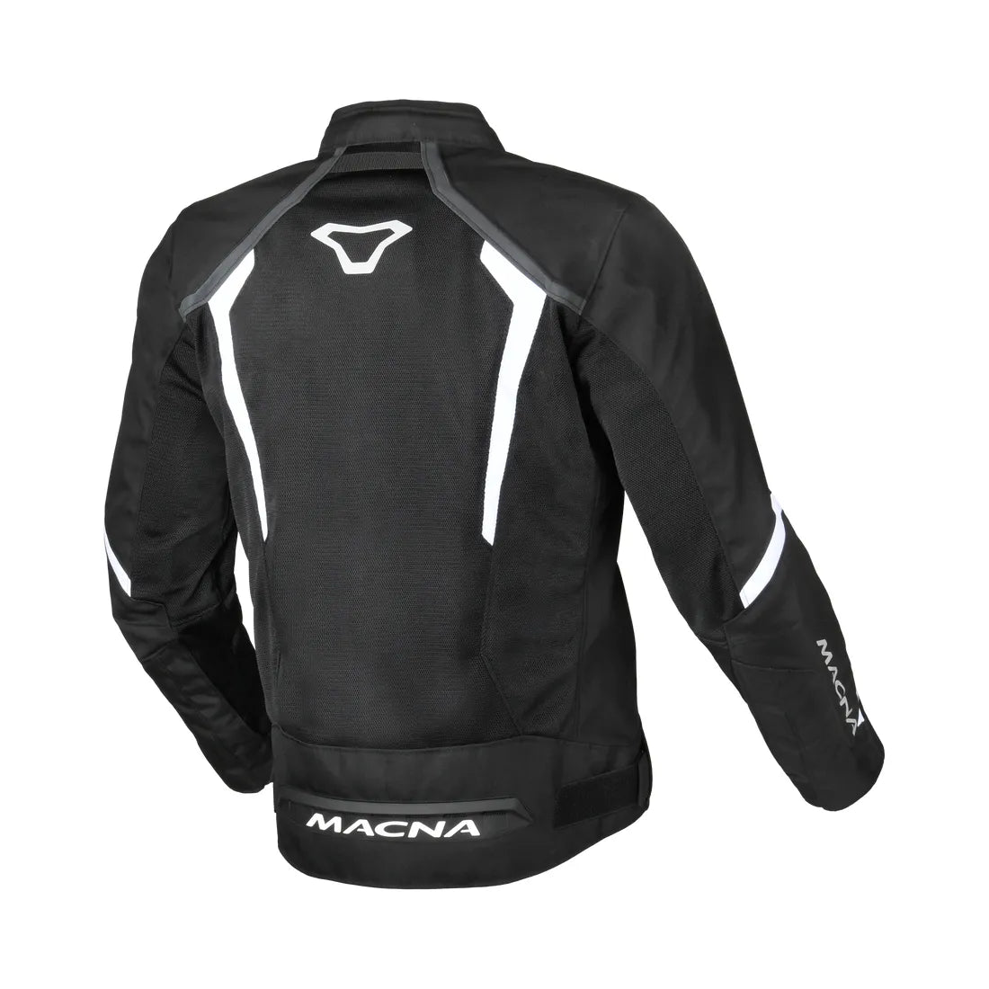 Macna Grisco Textile Jacket Black / White