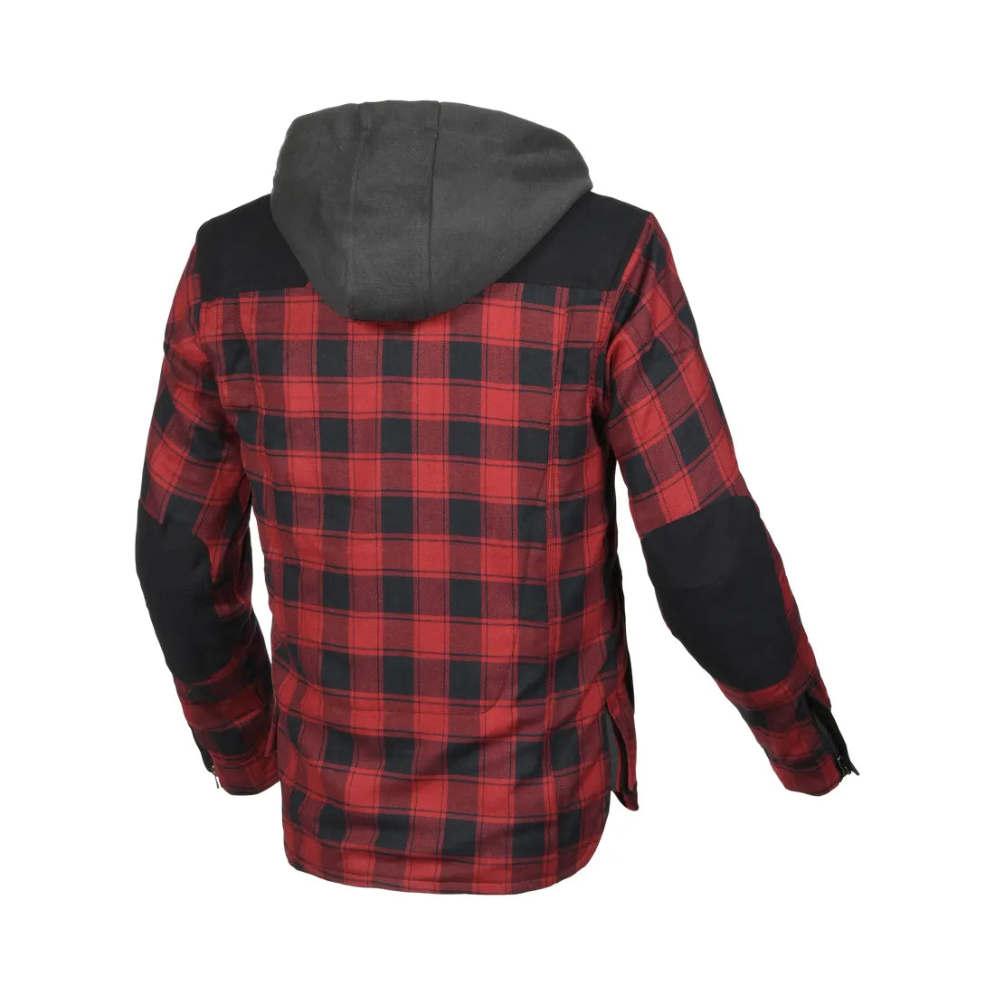 Macna Inland Hoodie Textile Jacket Red / Black - FREE UK Shipping, FREE 365 Day Returns | Moto Central